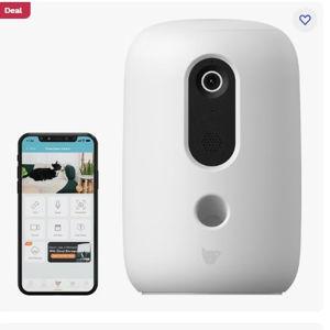 INSTACHEW Purechew Snack Cat & Dog Treat Dispenser, HD Camera, White - Chewy.com