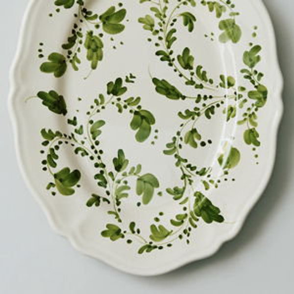 Flora Small Oval Platter