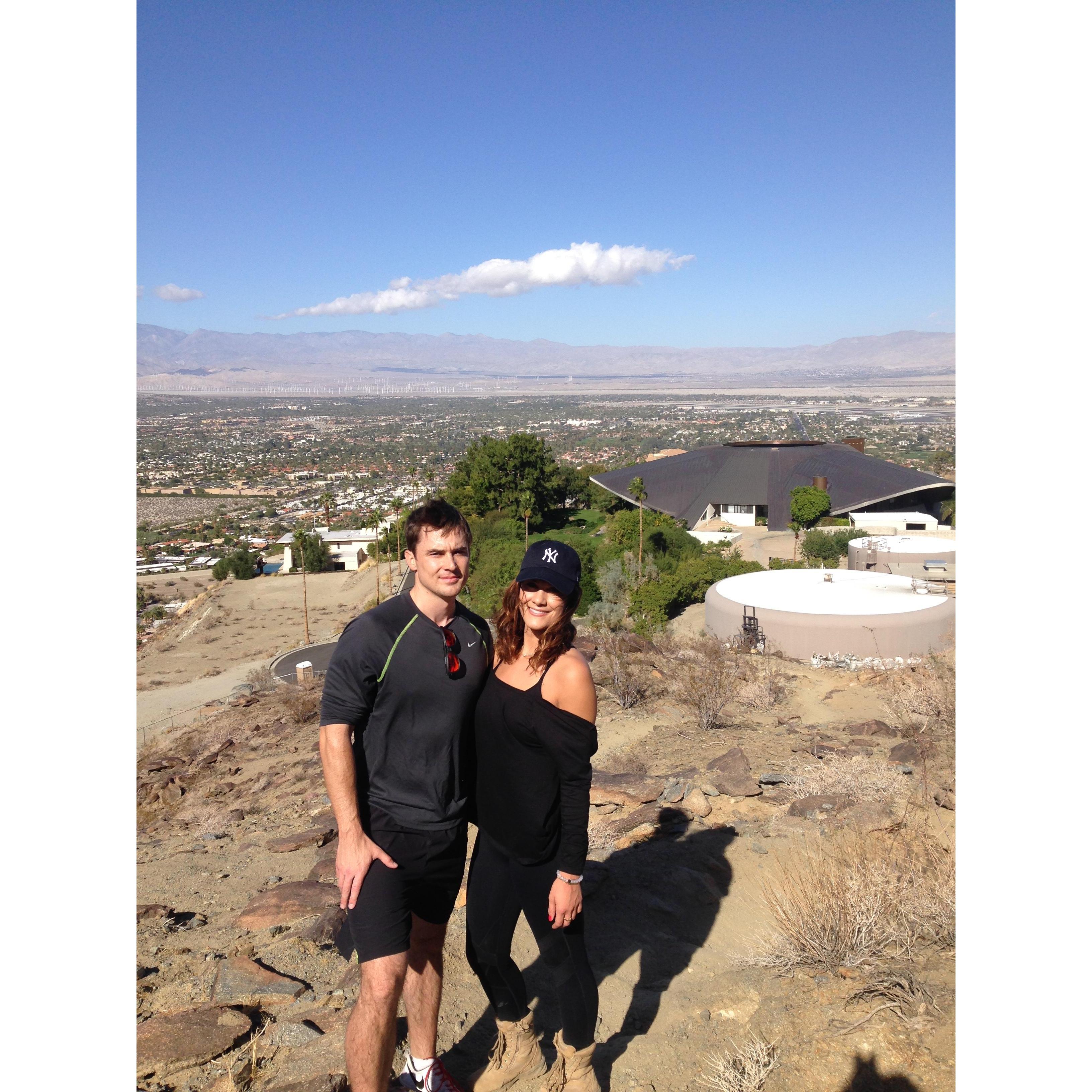 The first time Andrea brought Andrew to Palm Springs for Thanksgiving and took him on the Araby Trail.