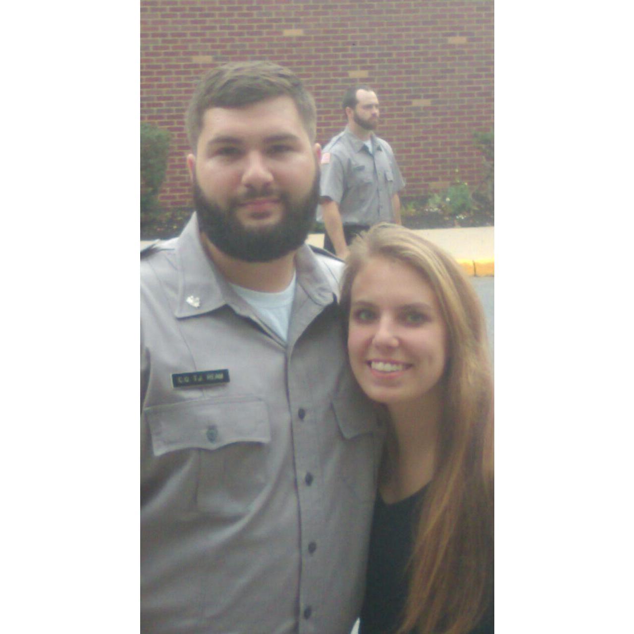 Tyler's graduation from Department of Corrections Academy.