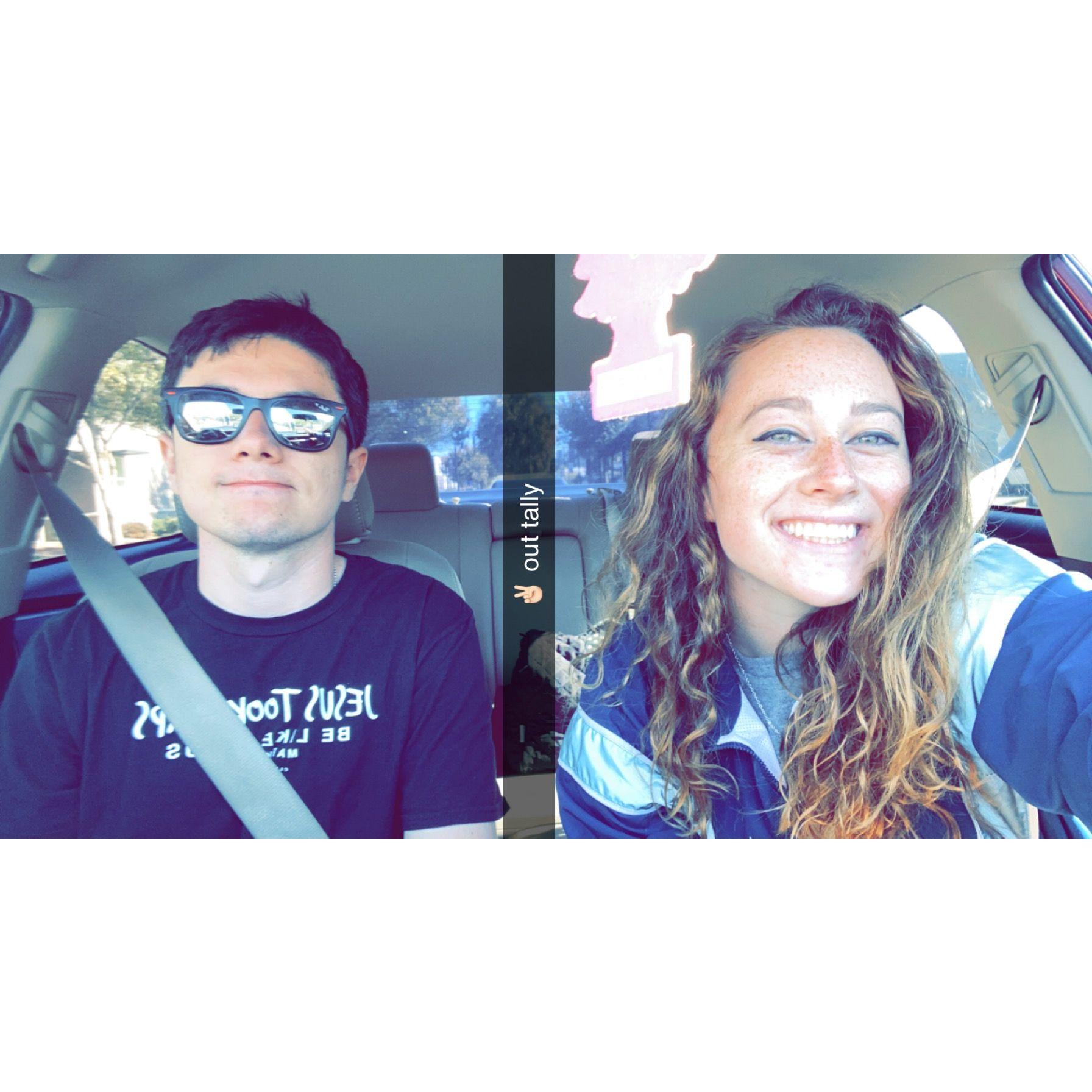 Our first Thanksgiving drive to Boca.