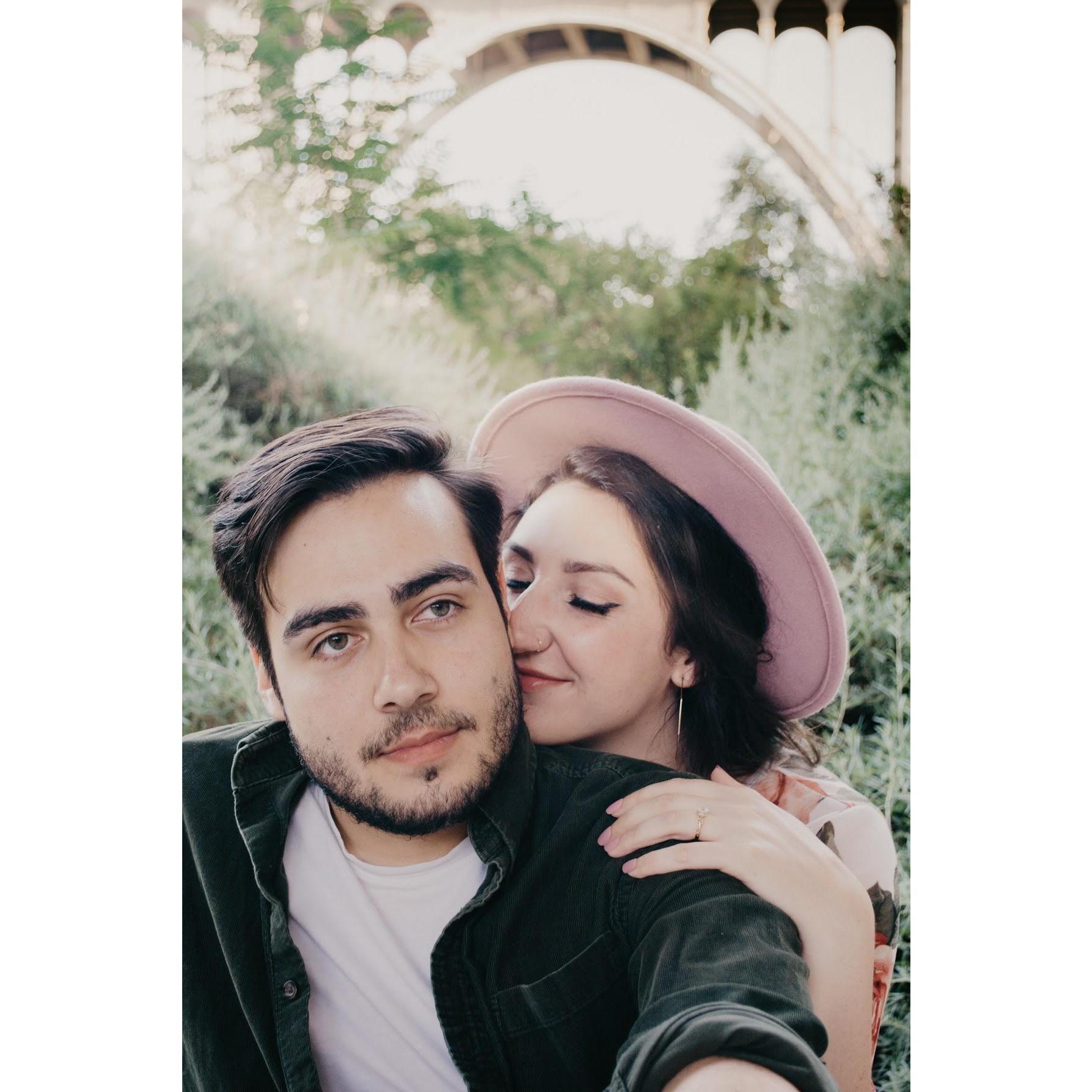 engagement photoshoot, under the 134