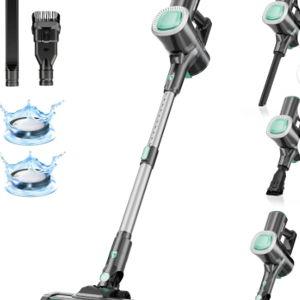 Cordless Vacuum Cleaner,Hicloud Lightweight Cordless Stick Vacuum Cleaner for Pet Hair Carpet Floor,WC02