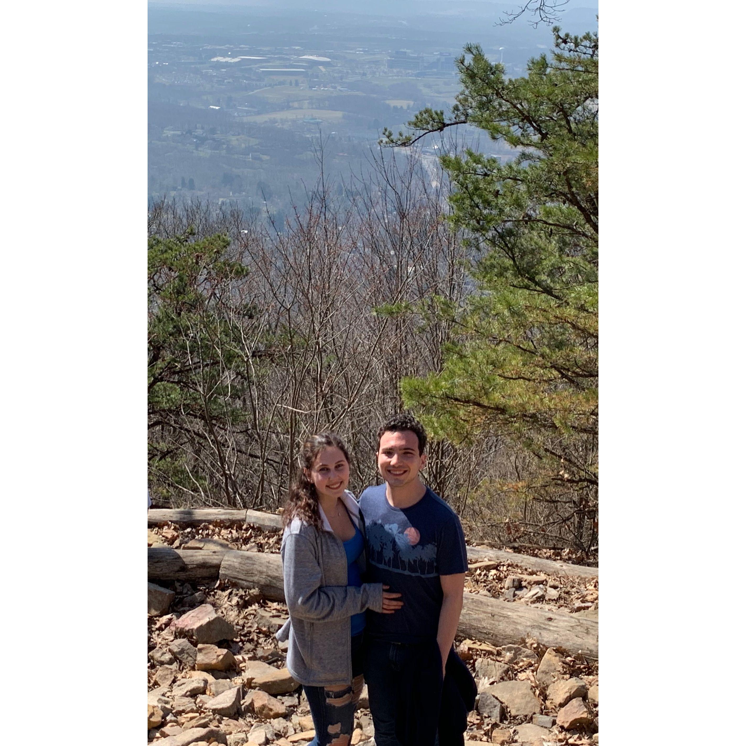 Our first hike together, Nittany Mountain