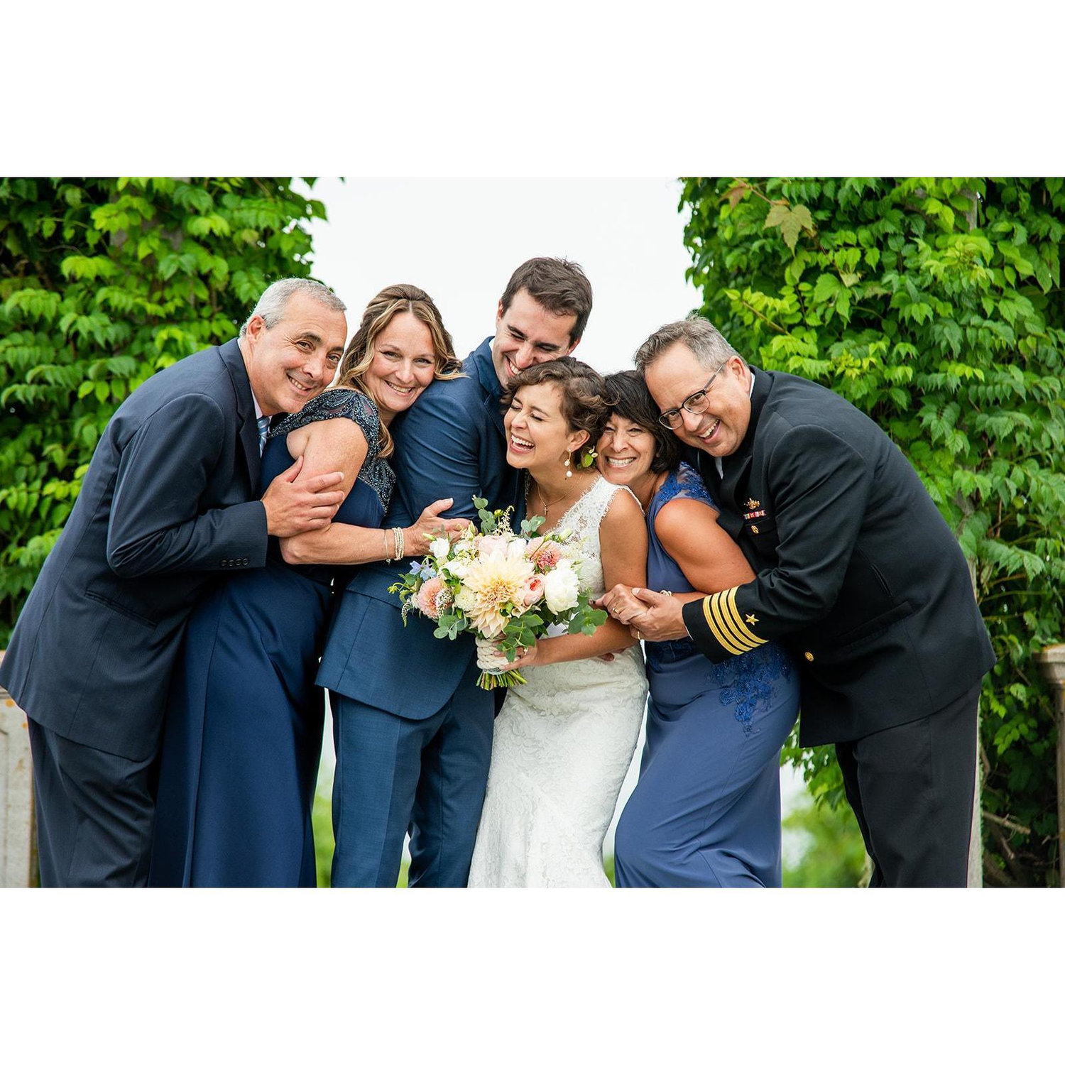 Bride & Groom and our amazing parents!
