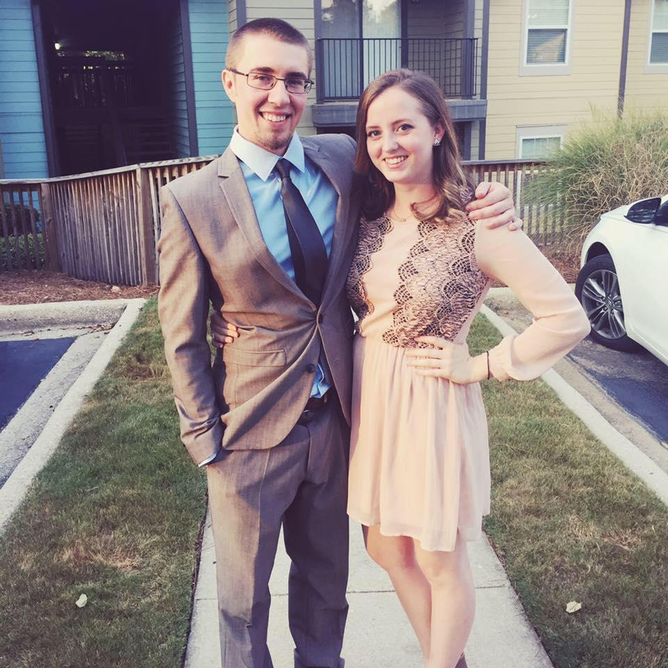 Our first wedding attending as a couple