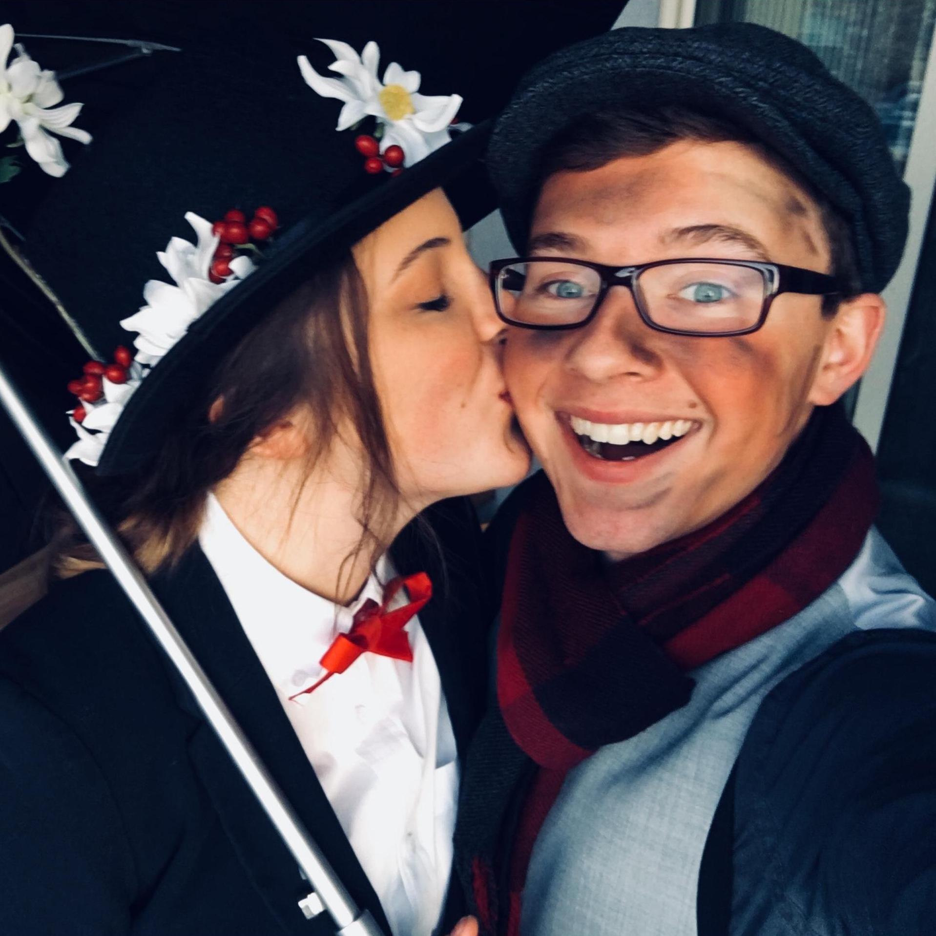 Mary Poppins and Bert for Halloween 2017