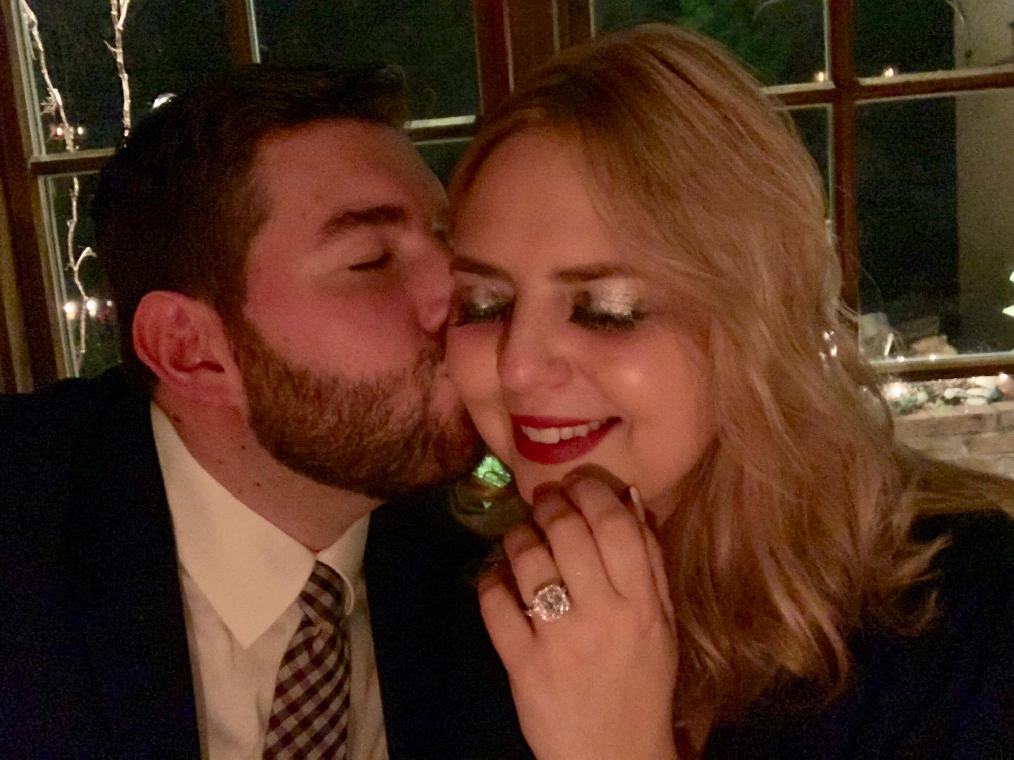 Right after he proposed!