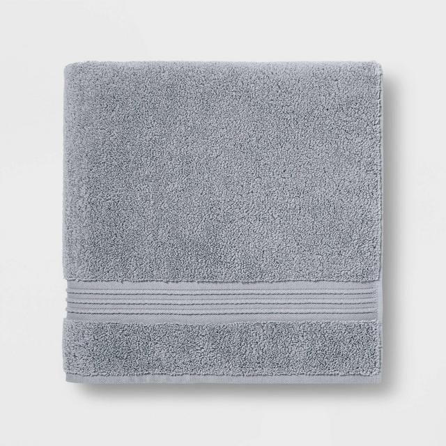 Spa Bath Towel Light Gray - Threshold Signature™