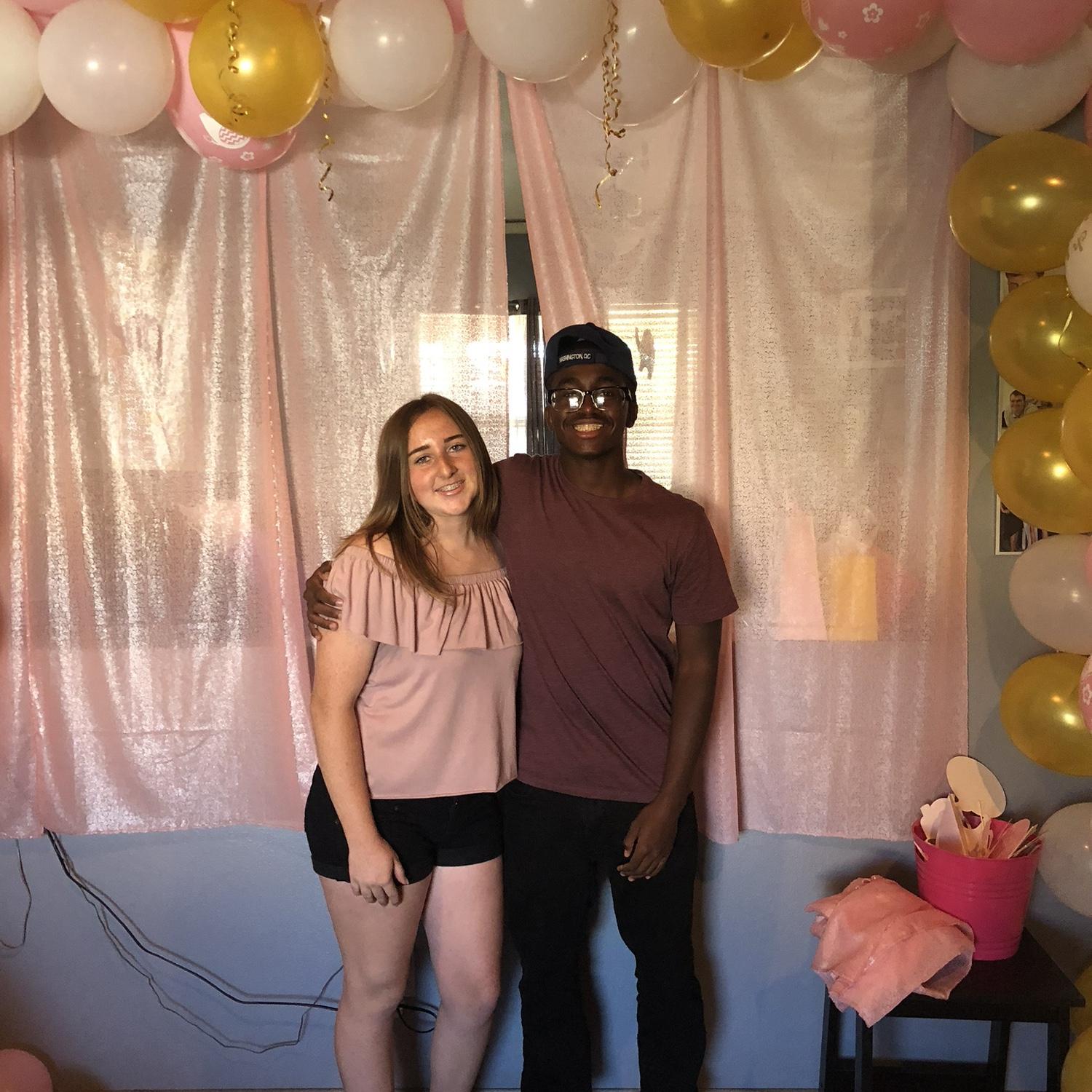 This is our first picture we ever took together! Met Ashley’s whole family at a family baby shower lol.