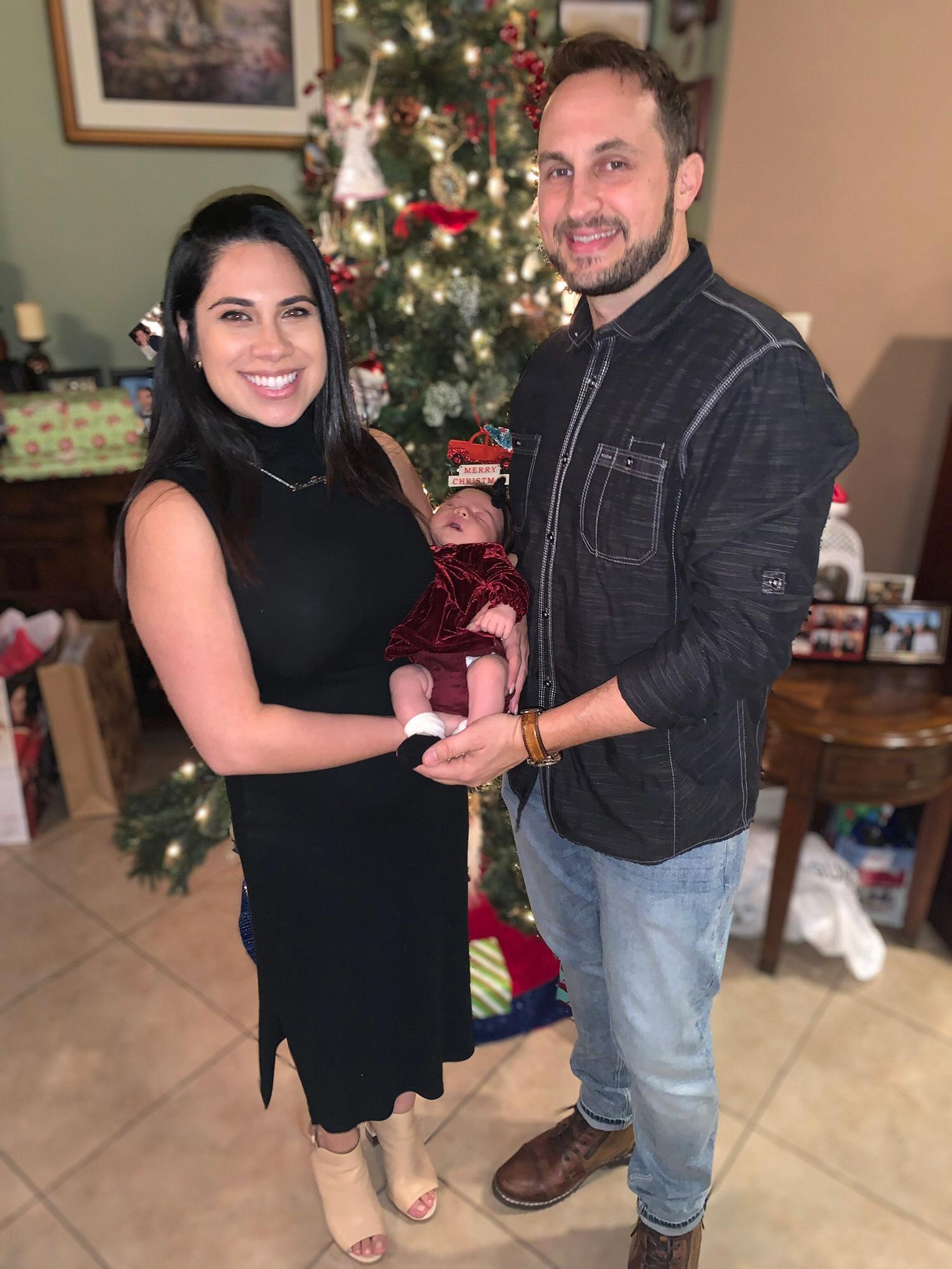 Our first Christmas with Lana