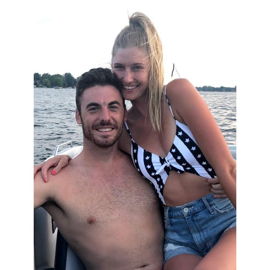 Kim's first time to Indian Lake with Craig