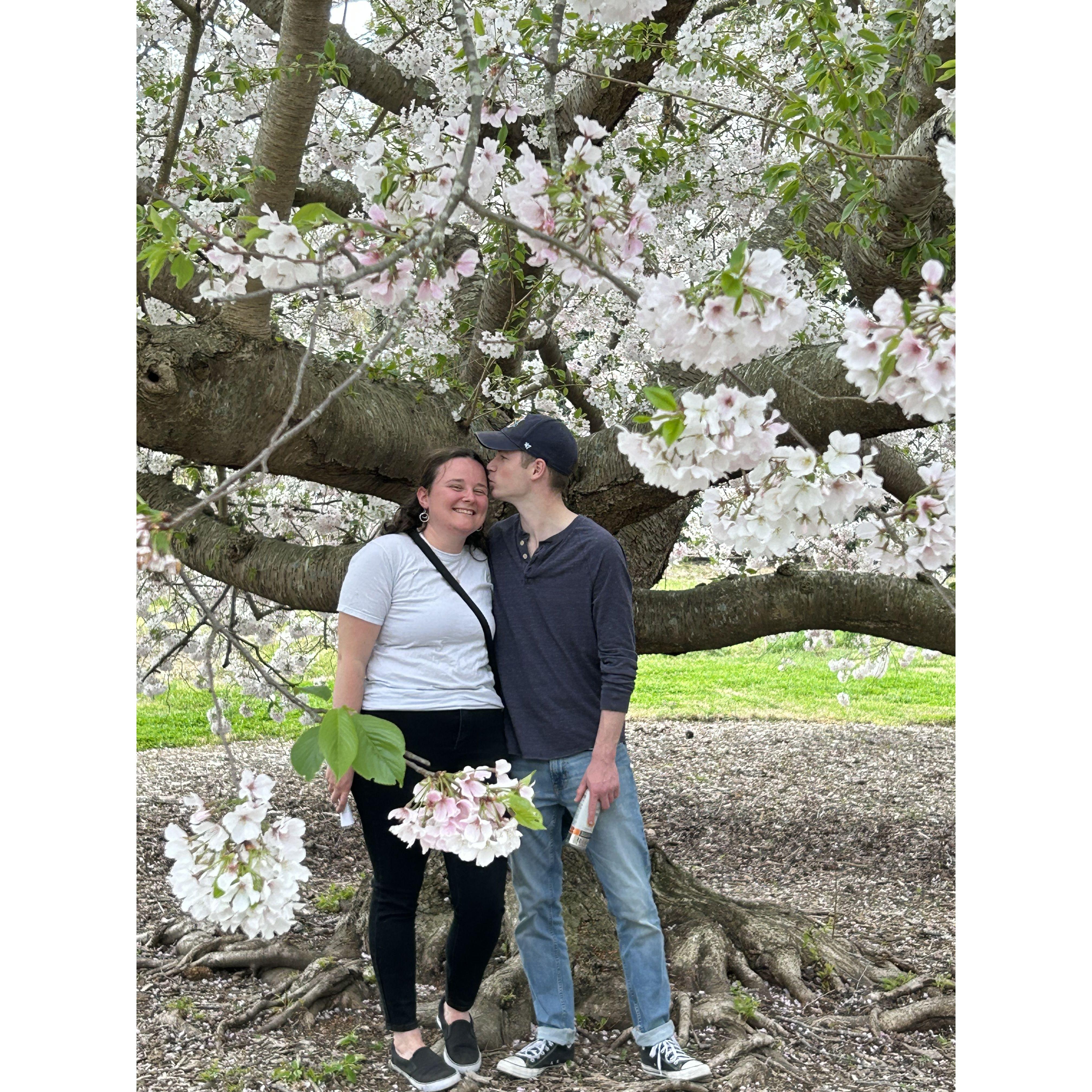After two months apart during Gabi's officer training in Rhode Island, we took a trip to the Norfolk botanical gardens.