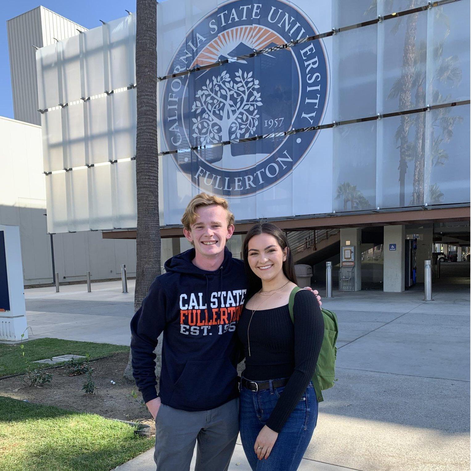 We met at CSUF for our first date and went to Knott's Scary Farm.