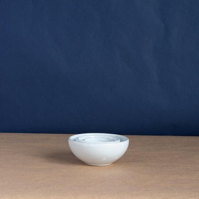 Set of 3 little nesting bowls // "Mise en Place" Set in Straw