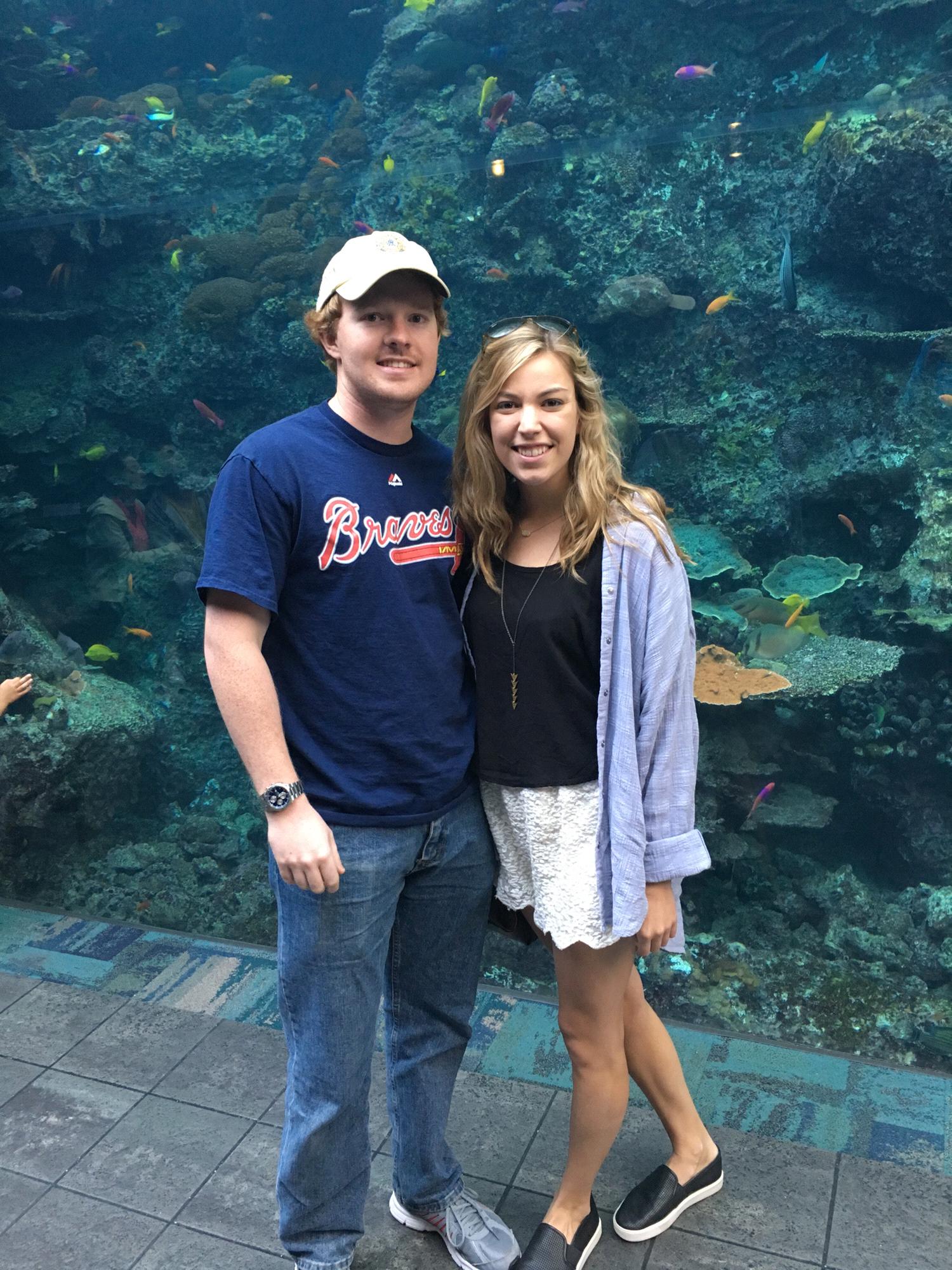 A day trip to Atlanta from Auburn to visit the aquarium, 2016!