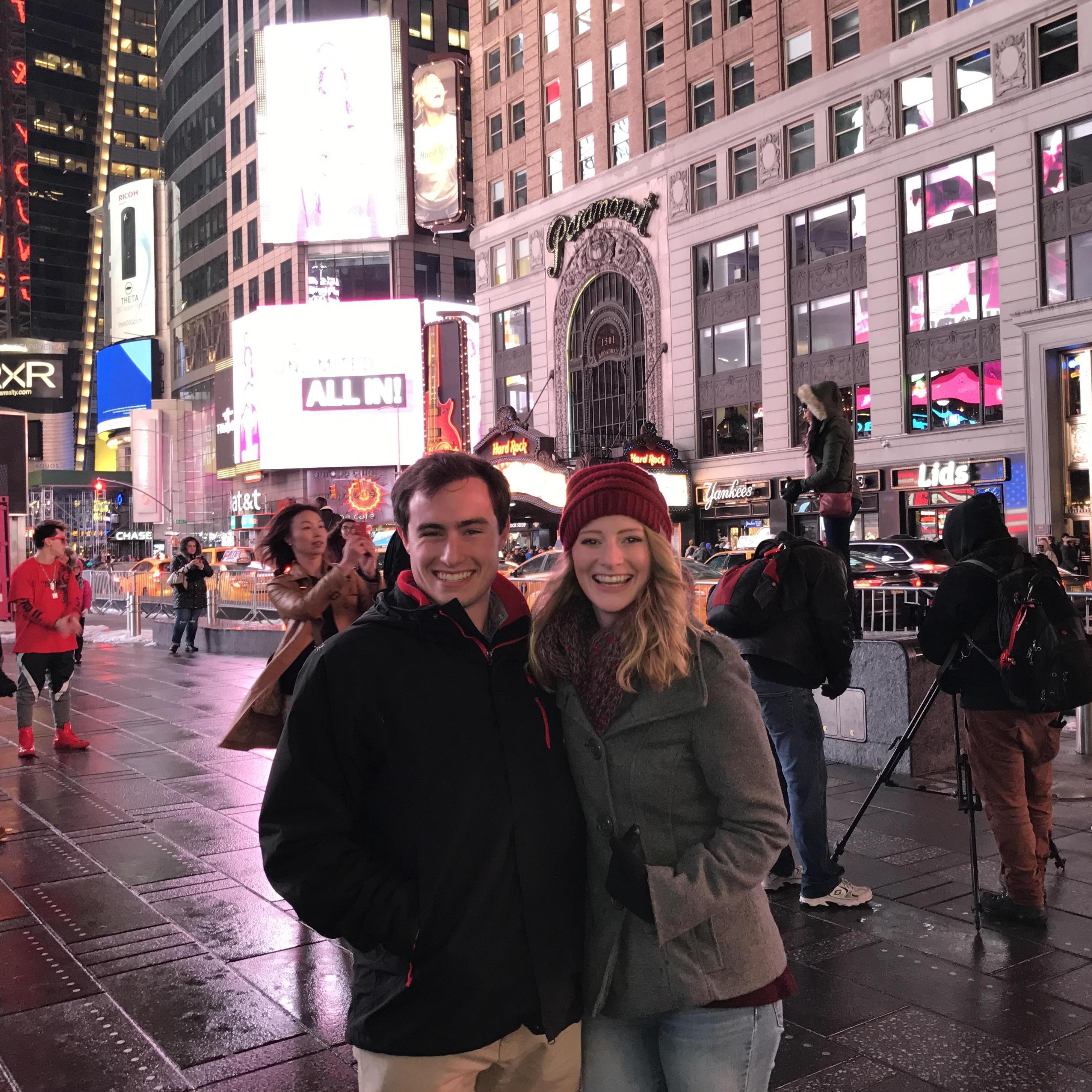 Grant also surprised me with a trip to NYC in 2017!
