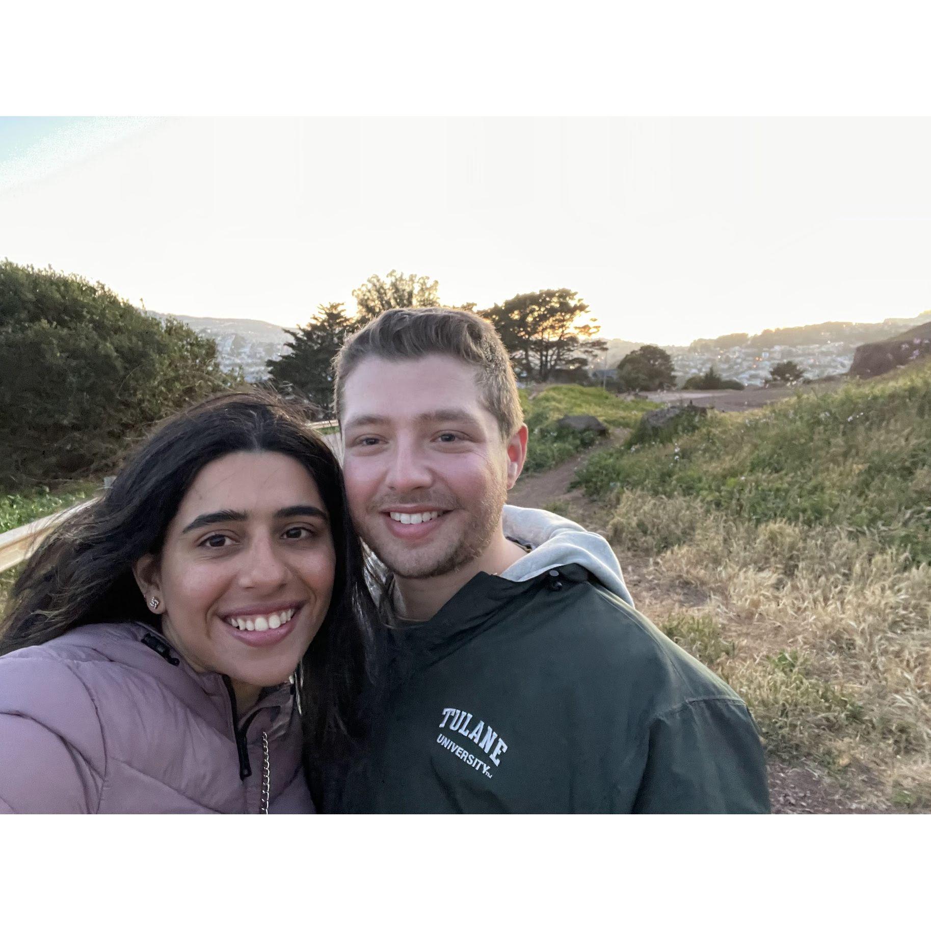 Shimon's 26th birthday at Bernal Heights Park!