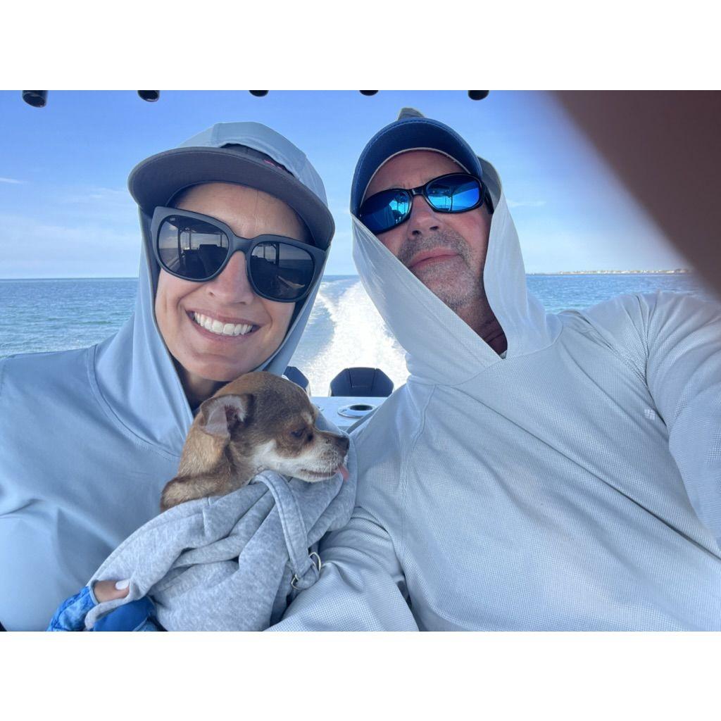 Our first boat trip to Islamorada.