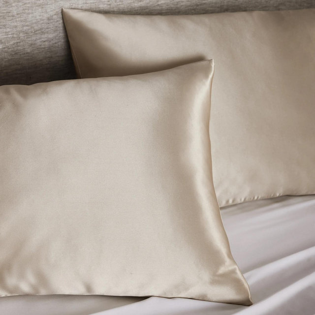 Silk Pillowcase - Oat / King