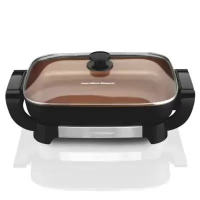 Hamilton Beach® Durathon® Ceramic Electric Skillet in Copper