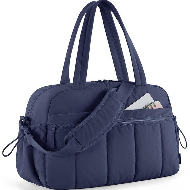 BAGSMART Gym Bag for Women, Duffle Bag for Travel with Wet Pocket, Lightweight Carry on Weekender Duffel, Water Resistant