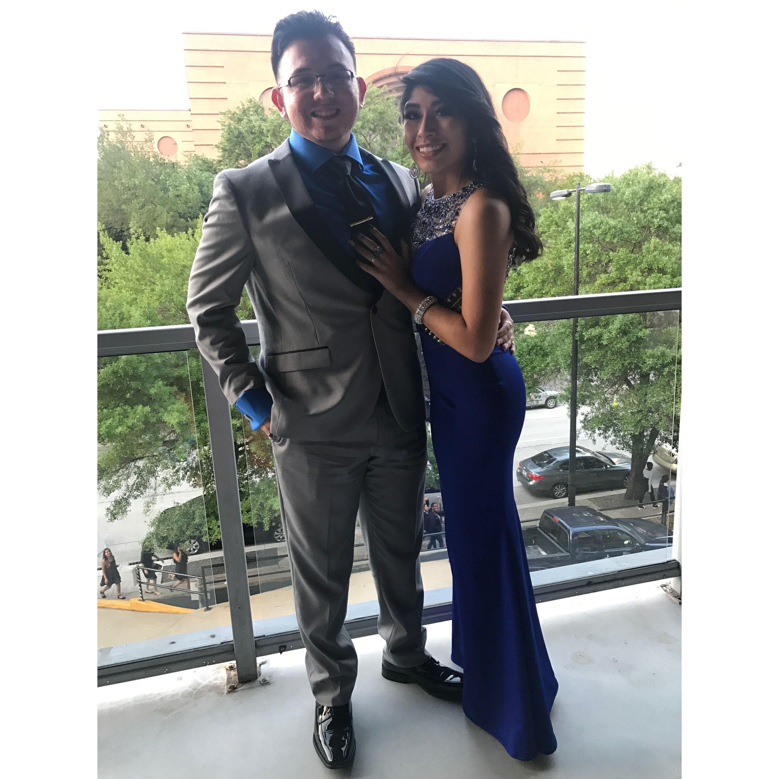 His prom, May 2017
