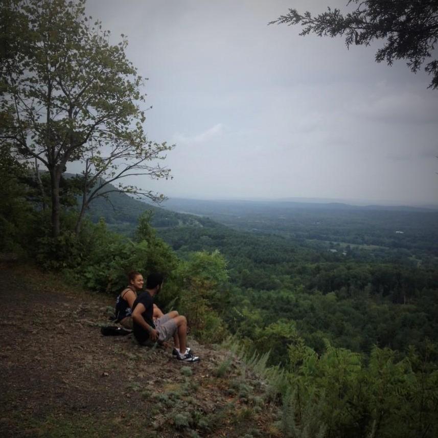 Our first hike over almost 9 years ago.