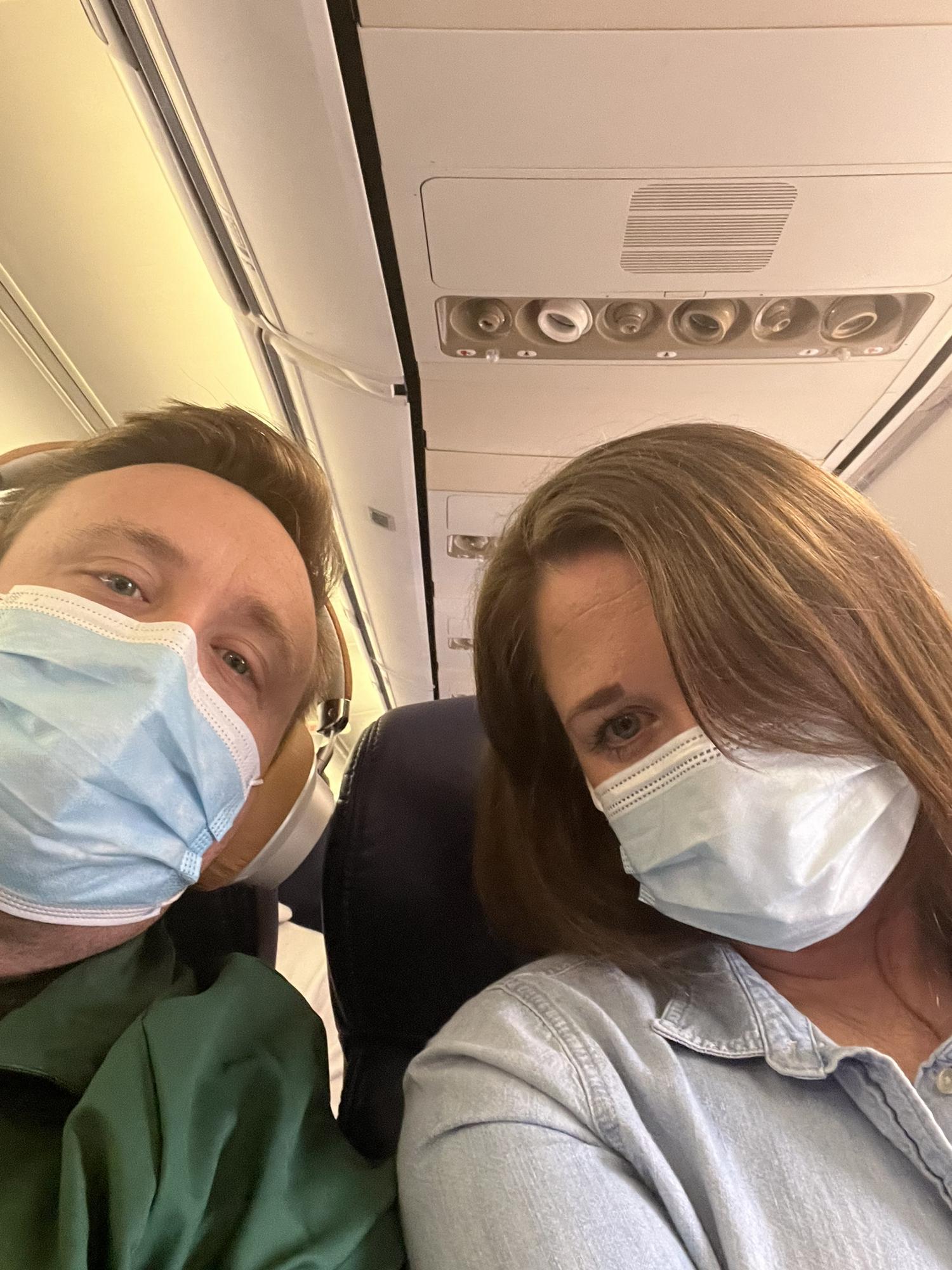 Plane selfies
