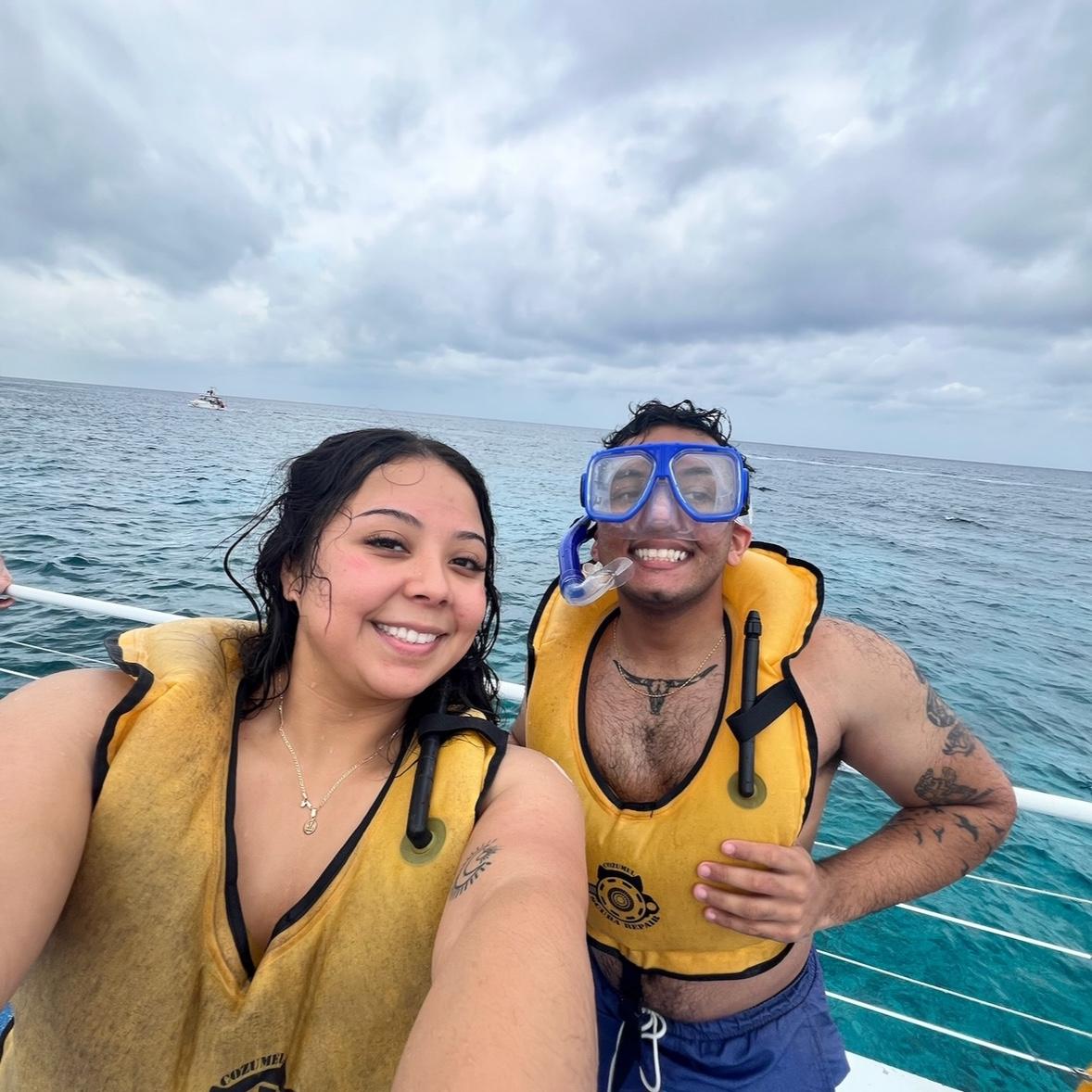 Snorkeling in the ocean