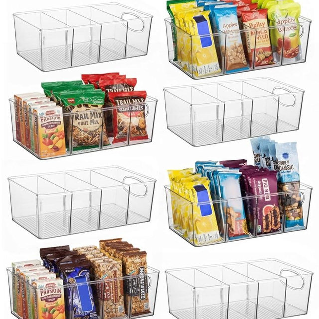Pantry Organizers and Storage, Cabinet Organizer Kitchen Organizers and Storage - Fridge Organizer, Drawer Organizer & Snack Organizer - Refrigerator Organizers and Storage, Cupboard Shelf Organizer