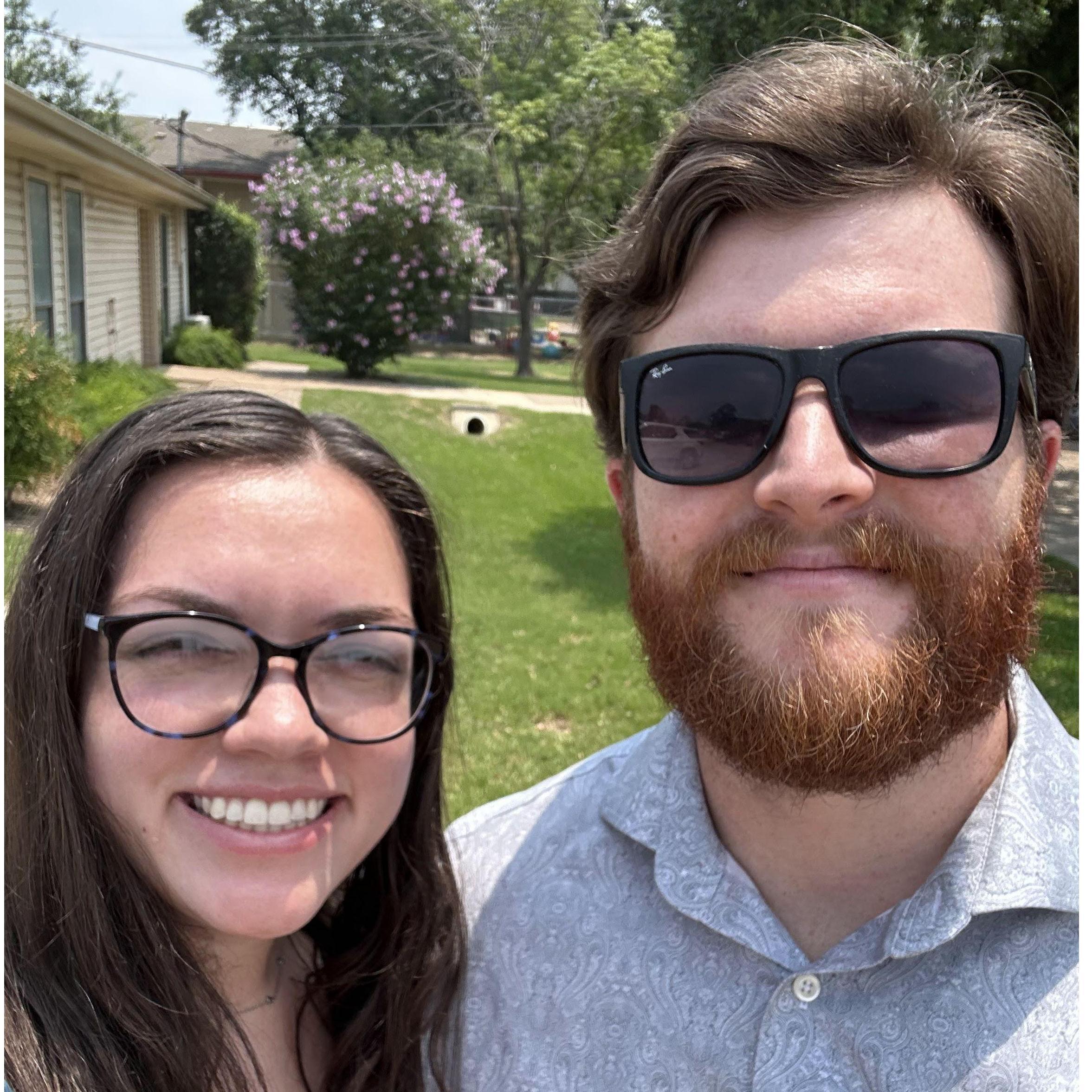 Us at a wedding!