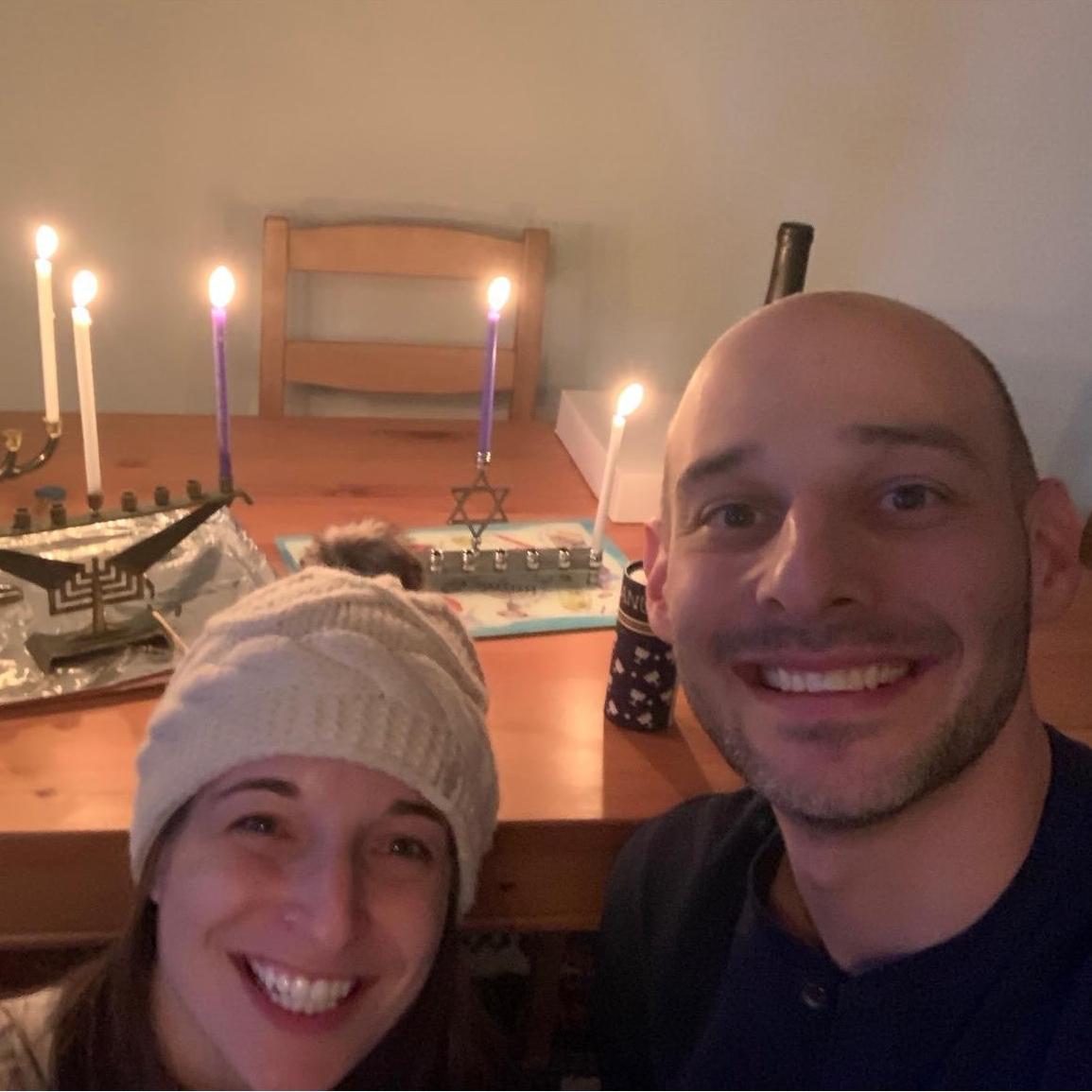 Our first Chanukah living together!