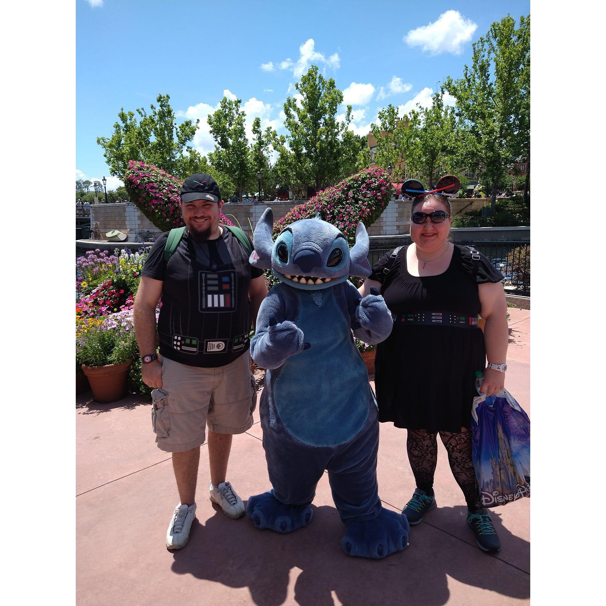 We tried to recruit Stitch to the Empire but he just burped in our face instead lol