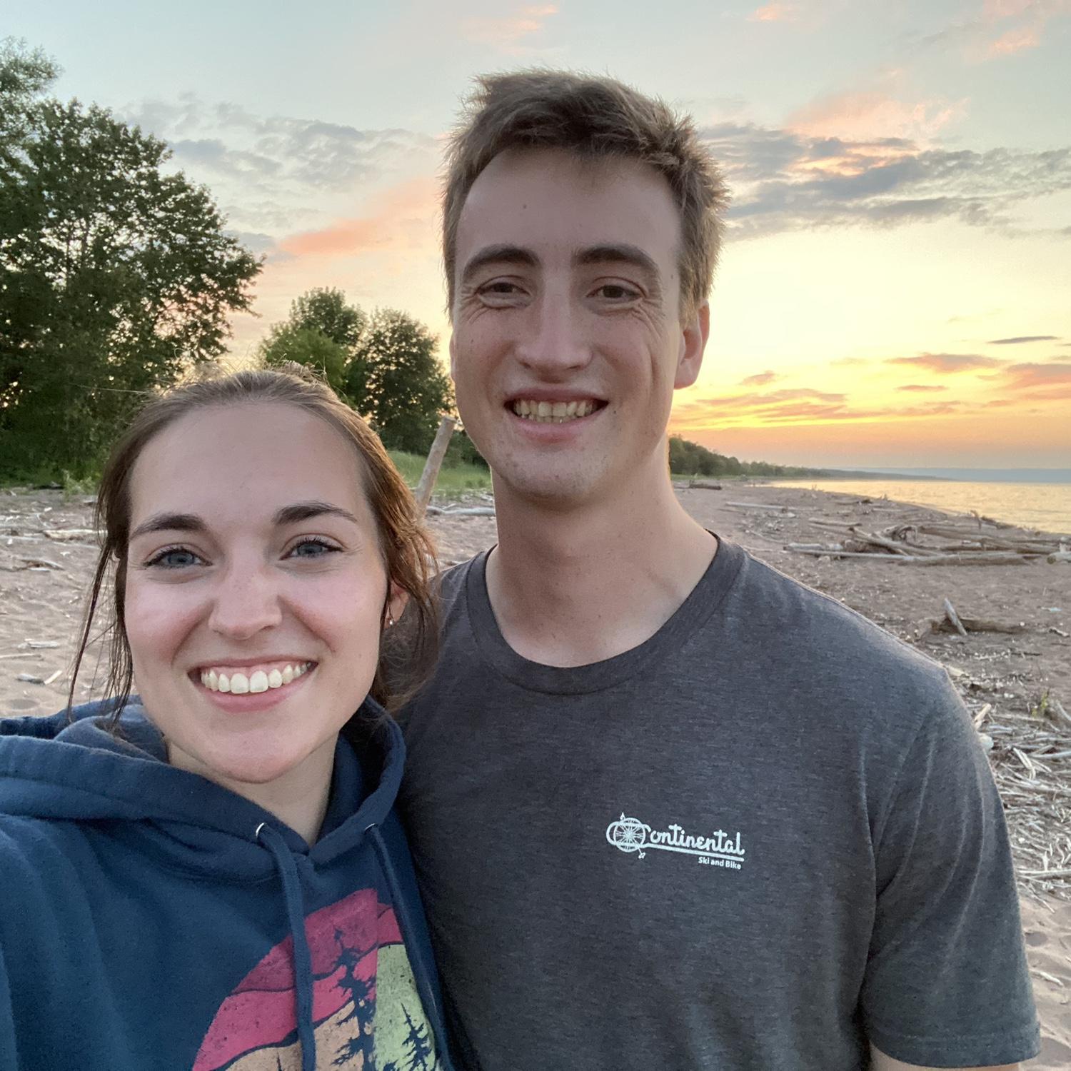 August 07, 2023- Officially dating! Wisconsin Point Beach