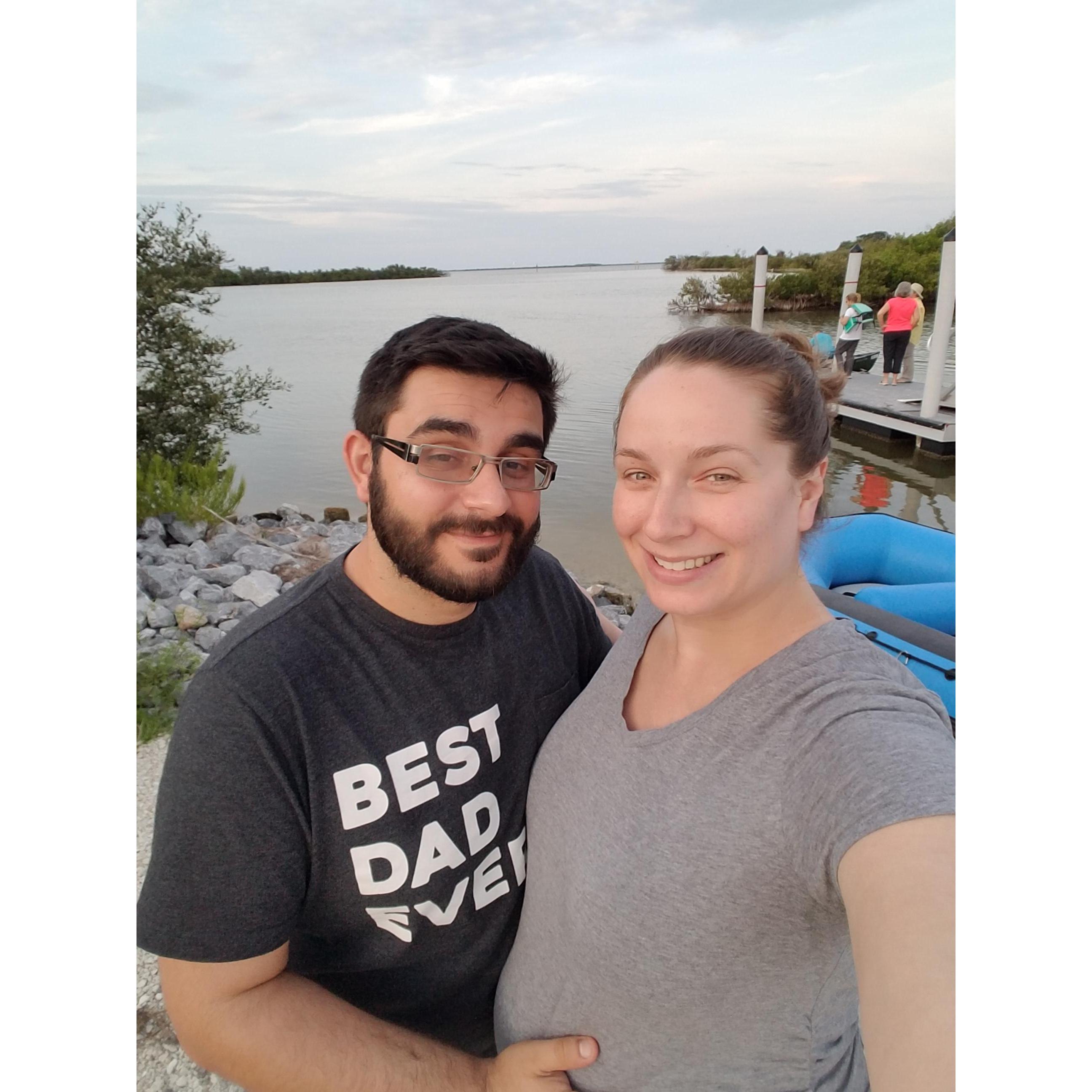 Going on a bioluminescent boat tour for Alicia's birthday. July 2018