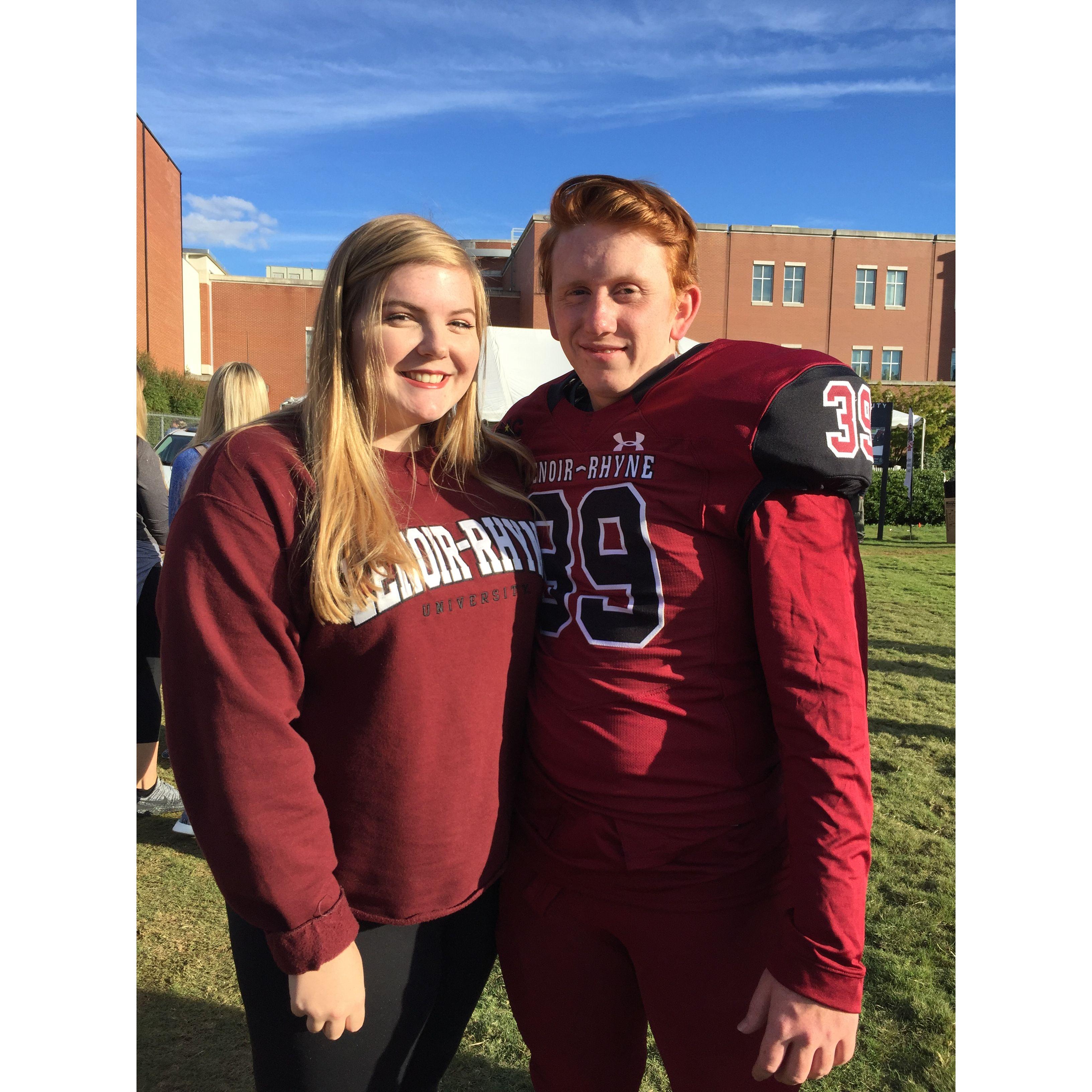 First football season together Fall 2018