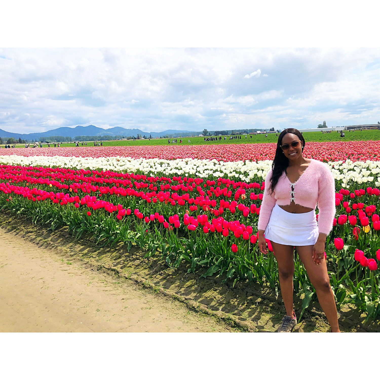 Visiting RoozenGaarde tulip fields in Skagit Valley, WA