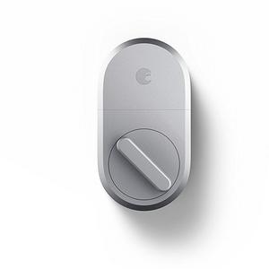 August Smart Lock, 3rd gen technology - Silver, Works with Alexa