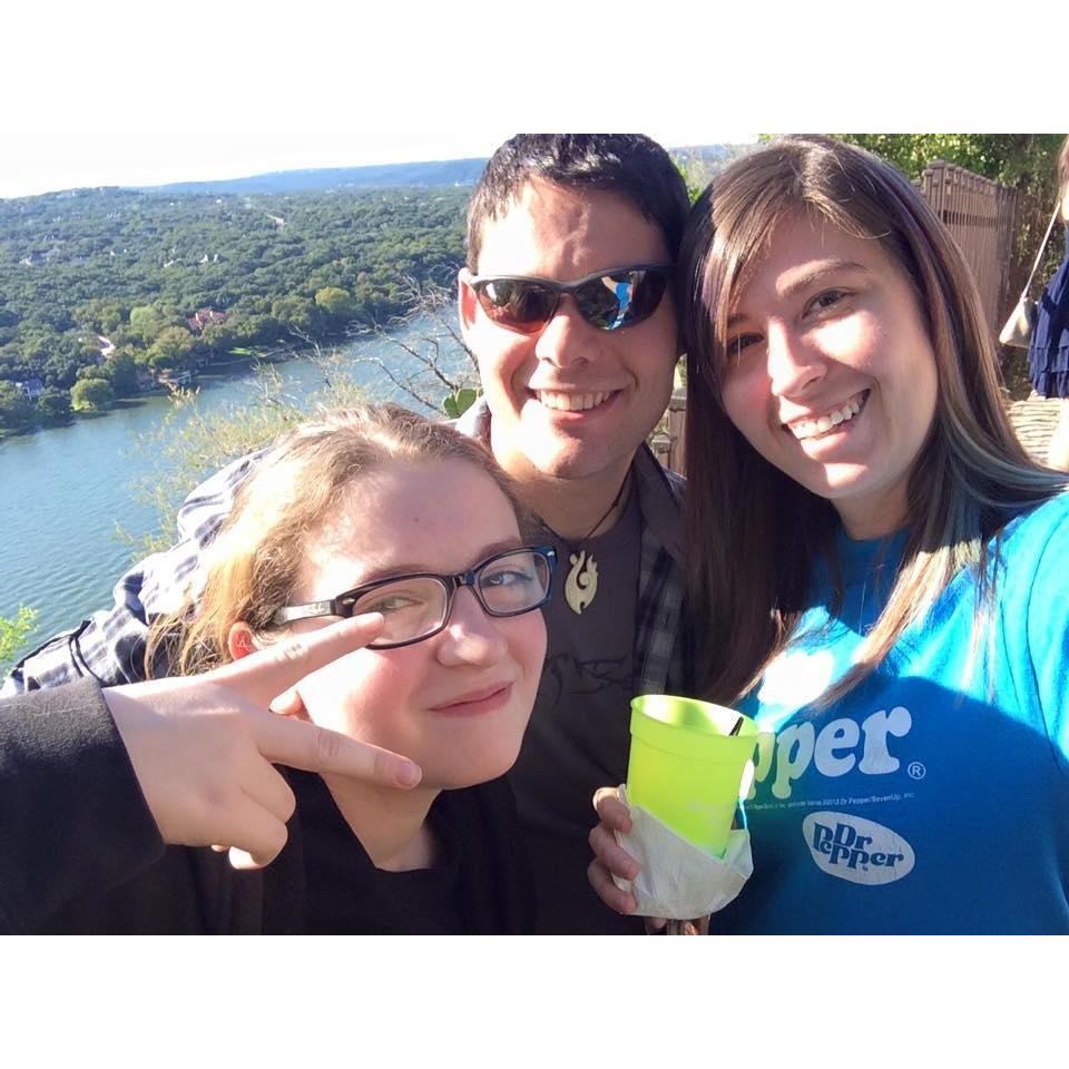 Hiking at Mt Bonnell