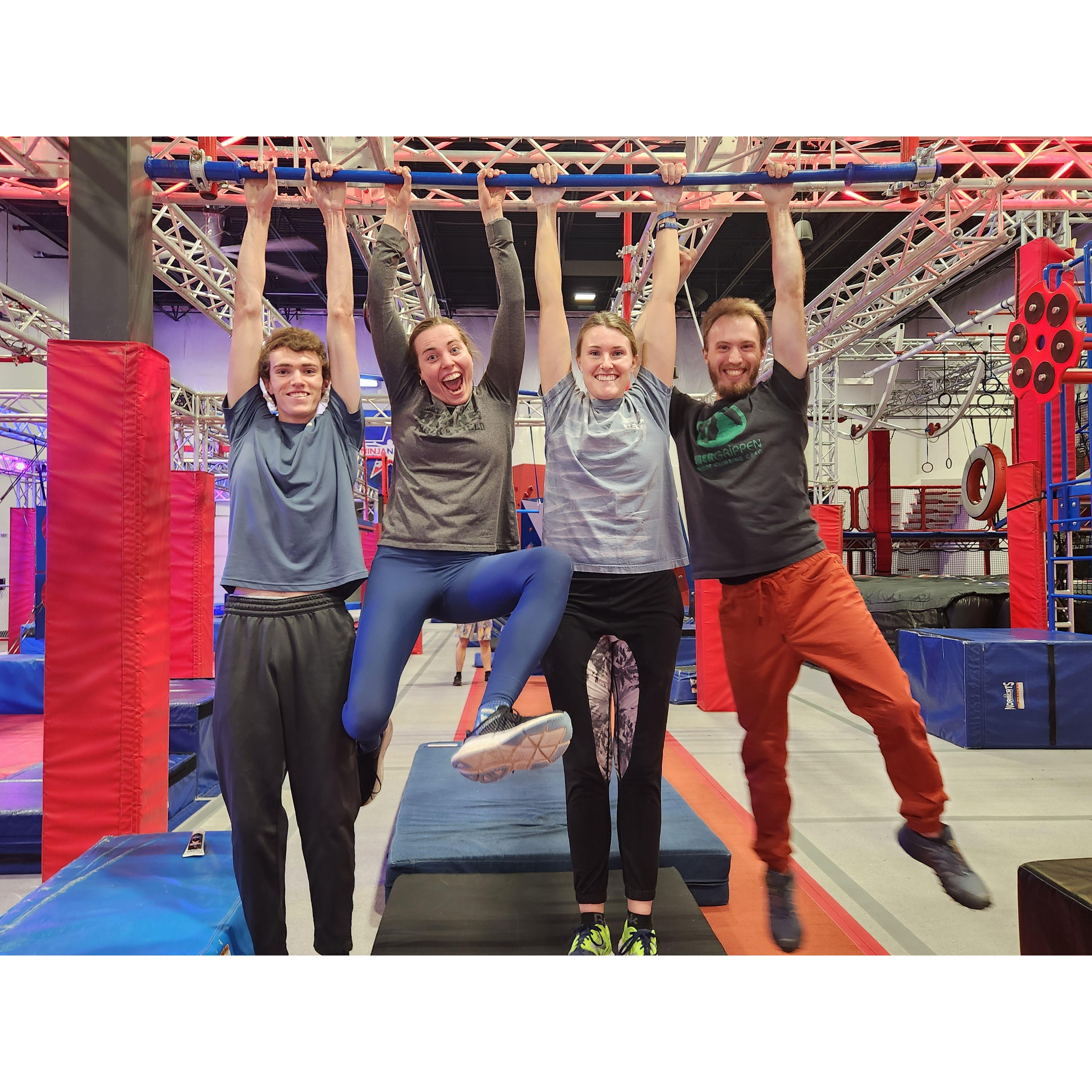 Jan 14: Ninja gym date!