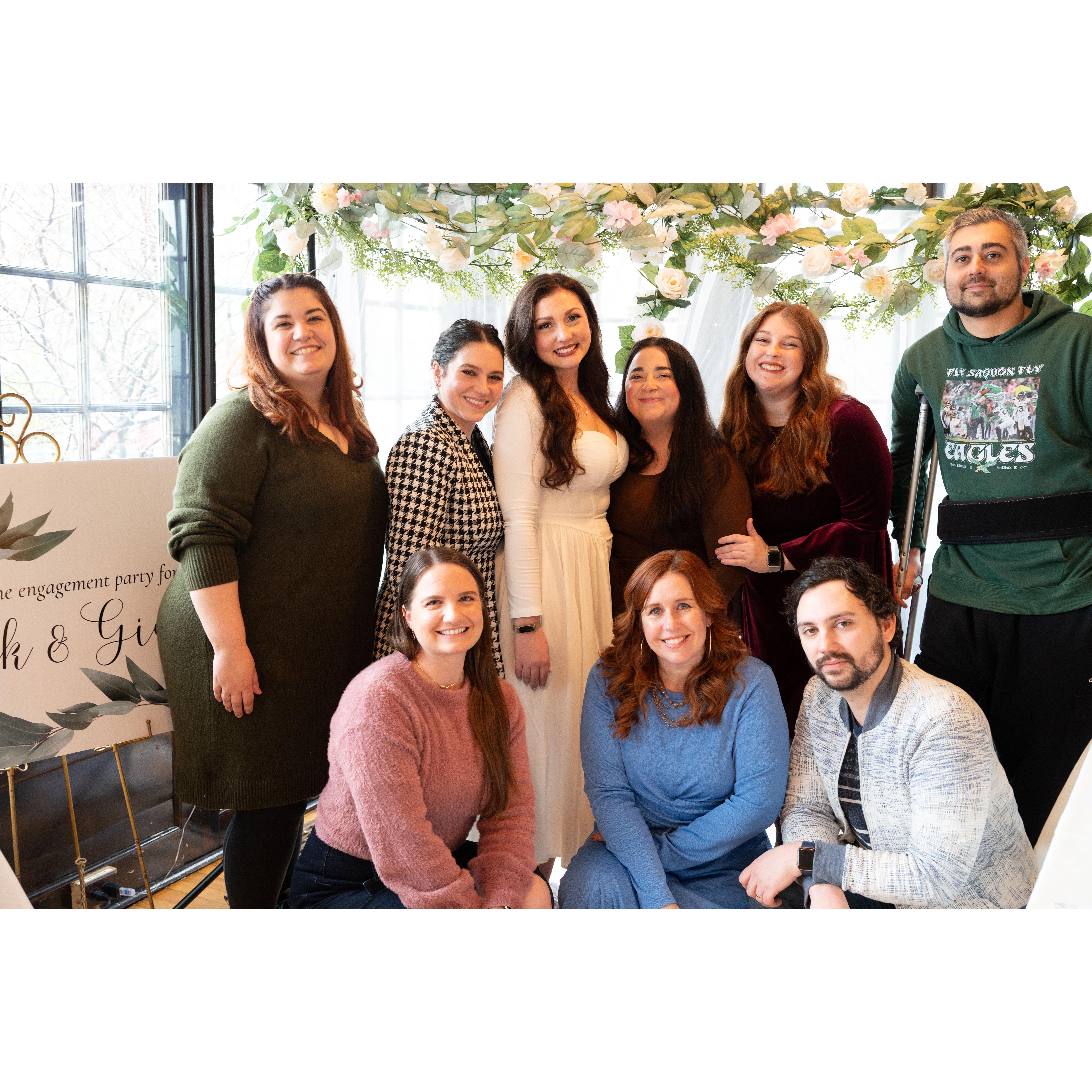 Giana and her wedding party