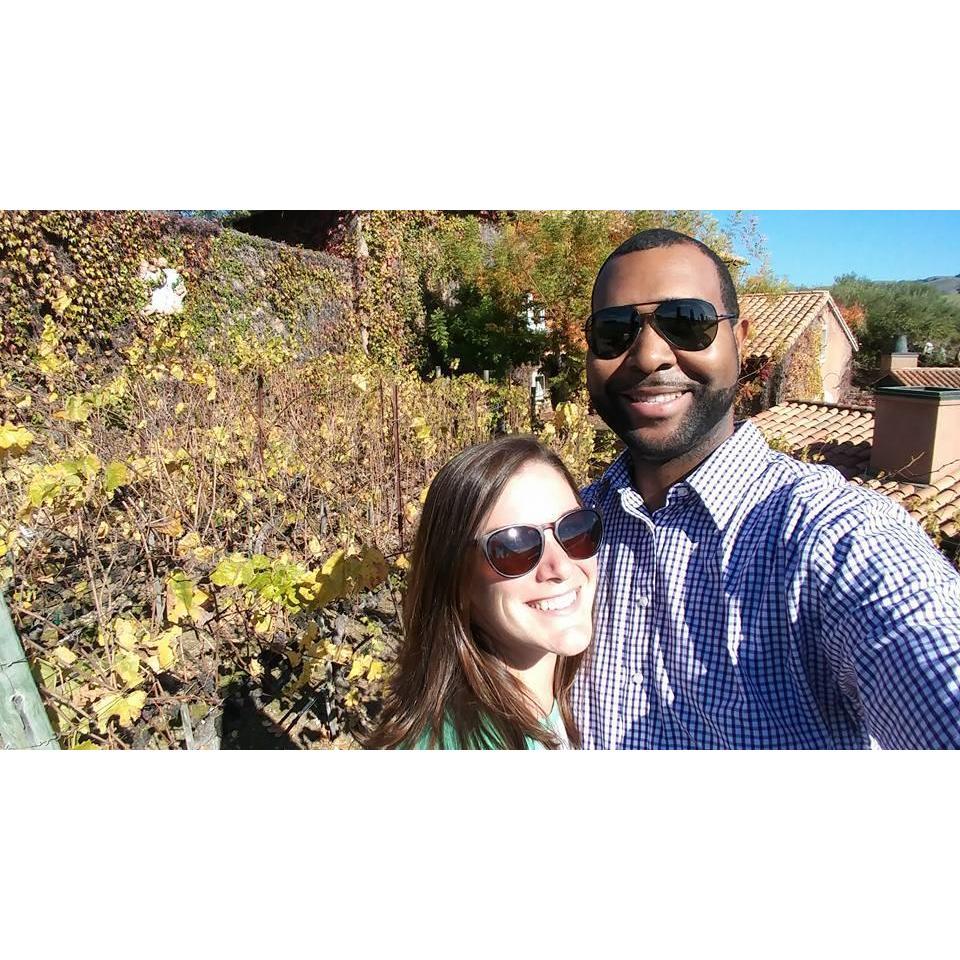 Our first Vineyard visit in Sonoma County, CA.