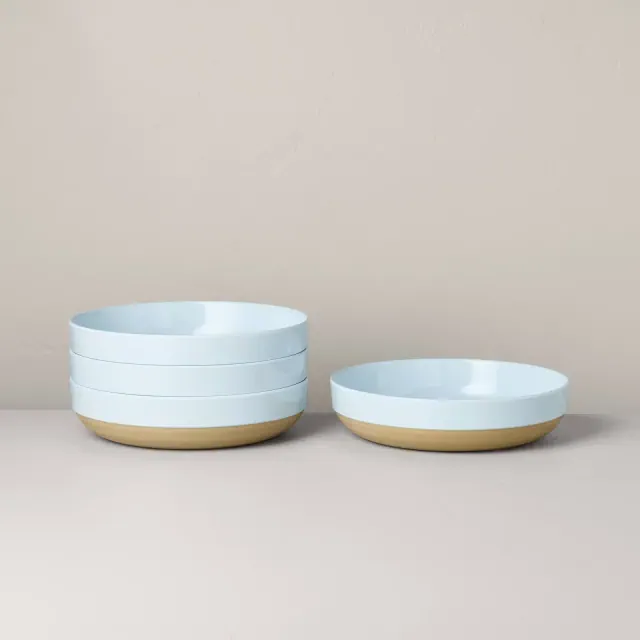 36 fl oz Melamine Grain Bowl Peace Blue - Hearth & Hand™ with Magnolia