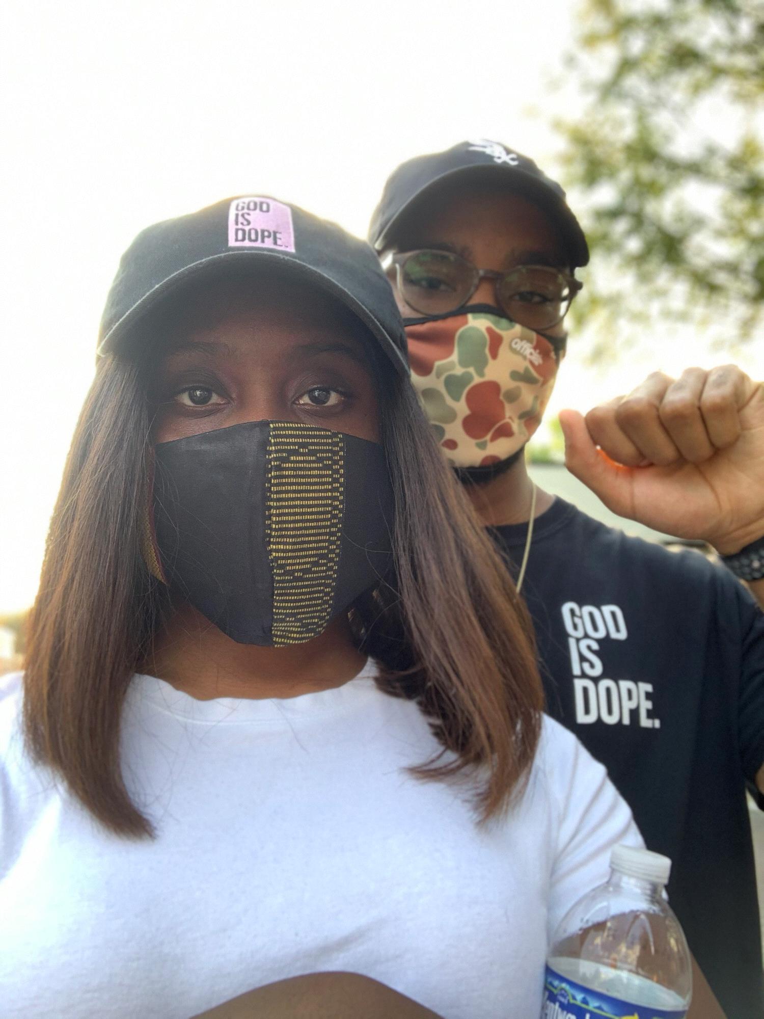 Our first protest together #BLM