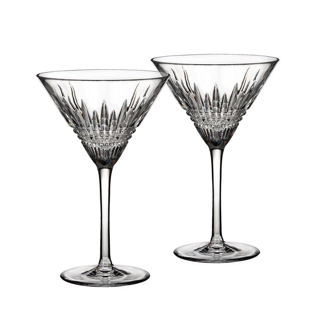 Waterford Lismore Diamond Martini Glasses, Set of 2