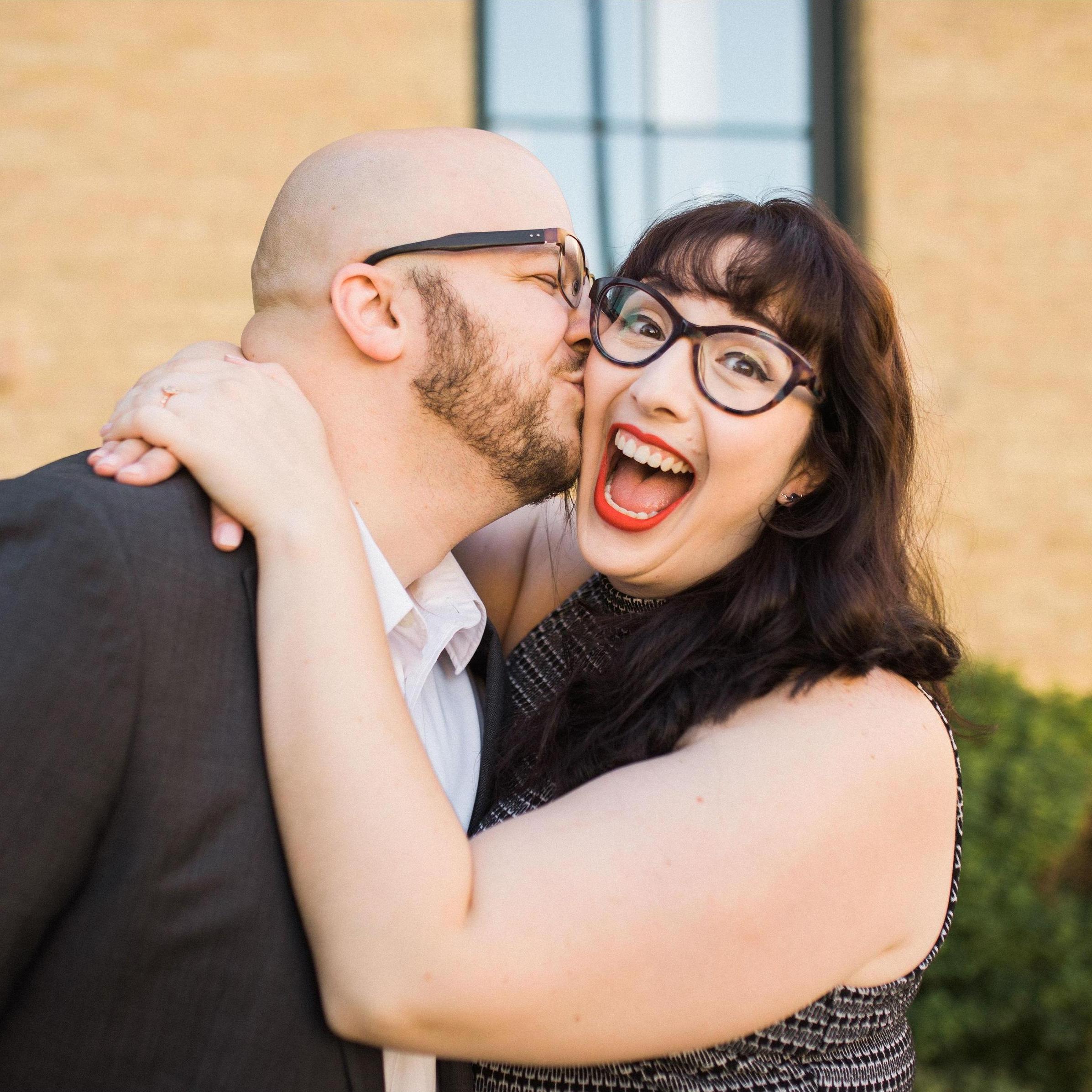One of our engagement photos courtesy of Kensie Wallner Photography.