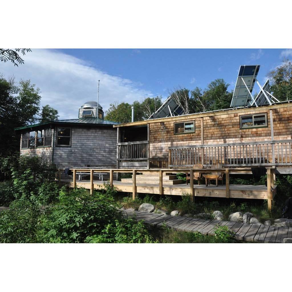 Front of the hut