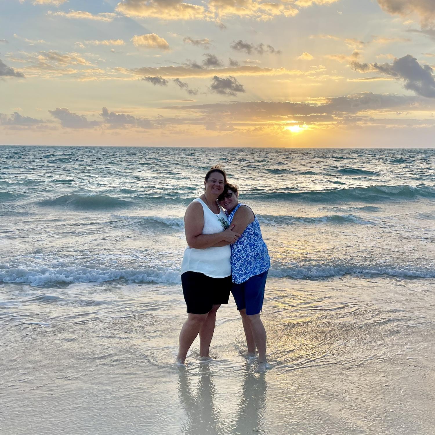 Sunrise on the beach!