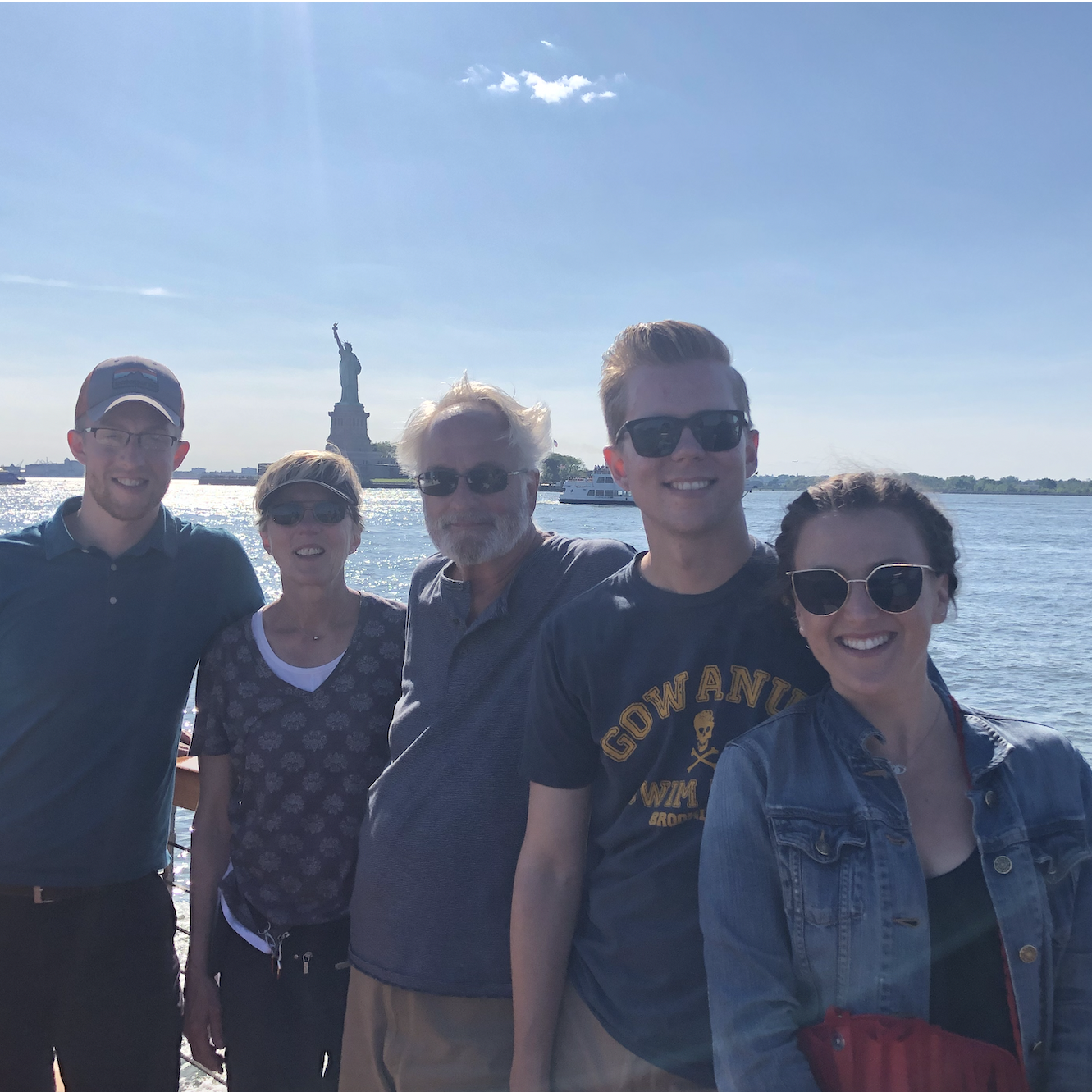 Sailing NYC with the Brown/Dahlquists, 2019